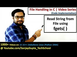 How to read strings from file using fgets( ) function in c programming | by Sanjay Gupta