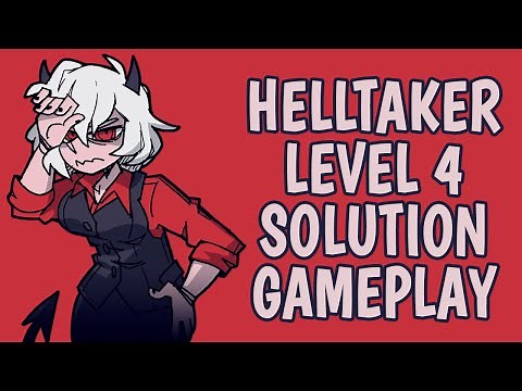 Helltaker Level 4 Solution Gameplay Walkthrough