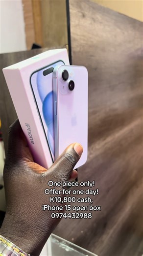 iPhone 15 Open Box - One Piece Only!