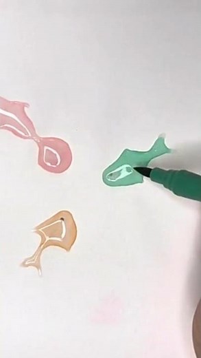 미술 드로잉교재/물방울로 그리는 영롱한 아기 물고기 삼형제, 데일리 미술활동 ,쉽게 그리는 그림 레시피