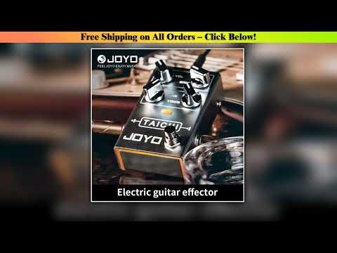 JOYO R-02 TAICHI low-gain overload guitar effects pedal, Unique VOICE Knob with EQ Band Function,