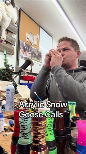 Do you call at Snow Geese? #snowgoose #goosecalling #goosehunting #flashsale #springsnows