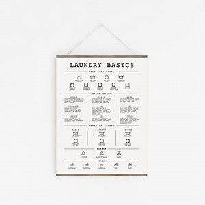 Laundry Basics Cheat Sheet: Stain Removal Guide (digital Download) - Etsy