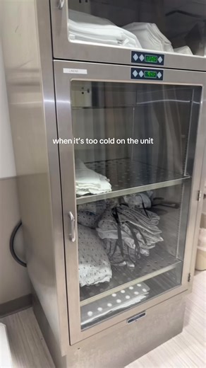 if only I could fit in the blanket warmer 🚼