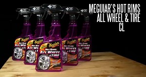 Meguiar's Hot Rims Wheel & Tyre Cleaner is designed to wash away...