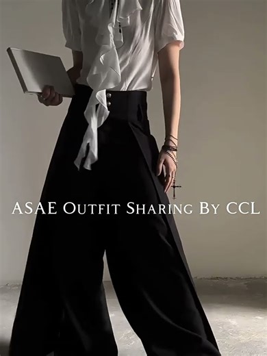 ♥一歩、風が変わる！【ASAEシリーズ】★ズボン★ ボトムス ガウチョパンツ ハイウエスト オリジナル