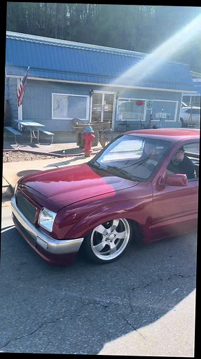 Toyota Mini Truck in the Valley - Bagged & Slammed