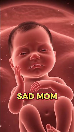 How a Baby Reacts When Mom Is Happy vs Sad | 3D Womb Animation