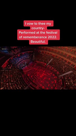 Luke Evans Performs 'I Vow to Thee My Country' with Armed Forces Bands | Festival of Remembrance 2022