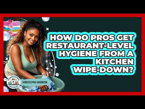 How Do Pros Get Restaurant-level Hygiene From A Kitchen Wipe-down? - Homekeeping Handbook