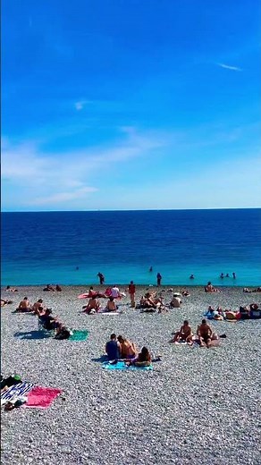 Afternoon Beach View in Nice | French Riviera