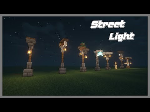 Minecraft: 8 Amazing Street Lights designs