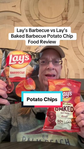 Lay's Baked vs Regular BBQ Chip Review