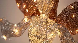 AUZONIMICS 5FT Christmas Angel Outdoor Decorations, Large 3D Glittered Christmas Lighted Decor with 160 Warm LED Lights, Light up Angel for Outdoor, Garden, Yard, Indoor, Lawn, Porch