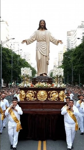 Jesus Parade in Rio de Janeiro 2026 | A Holy Procession at Christ the Redeemer