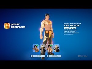 HOW TO GET THE BLACK DRAGON CARTER WU SKIN IN FORTNITE!