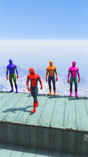 GTA 5 Epic Water Ragdolls Spiderman Jump/Fails Ep 49 #shorts