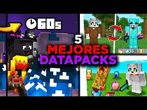 5 MEJORES DATAPACKS DE MINECRAFT 1.17.1 1.18.1