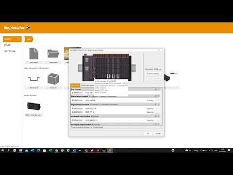 UR20 Weidmuller configurator file creation