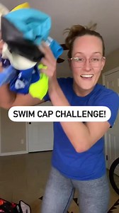 Swim cap challenge! We know you probably have a lot at home - how many can you get on? 🤯 | MySwimPro