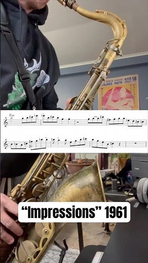 John Coltrane - “Impressions” 1961 #coltrane #johncoltrane #trane #impressions #transcription #jazz