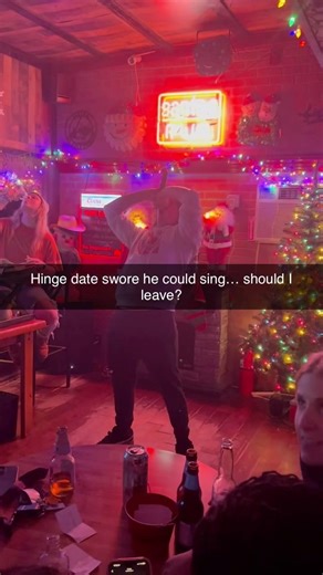 Never using hinge again #dating #metal #wtf #awkward #karaoke