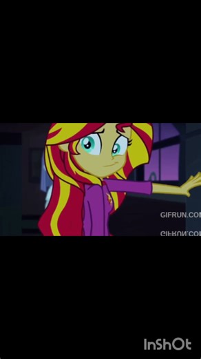 Maybe ✨️ Sunset 🌞 got scared 😱 but 😅 ! mlp edit 💖✨️
