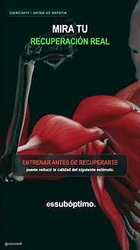 Por esto no creces: frecuencia vs descanso #hipertrofia #fitness #gym