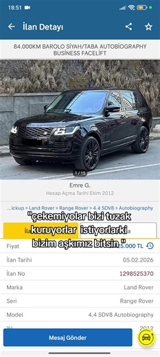 Range Rover Aşkı: Tuzak ve Çekememezlik Teması