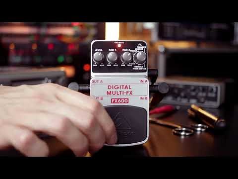 Multi Effect Pedal UNDER 25€?? [SOUND TEST] - Behringer FX600