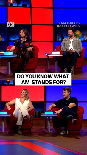 Who else thought it was 'after midnight'? 🕛 Claire Hooper's House Of Games - Stream weeknights at 6.30pm on ABC iview and ABC TV: https://ab.co/ClaireHoopersHouseOfGames | ABC iview