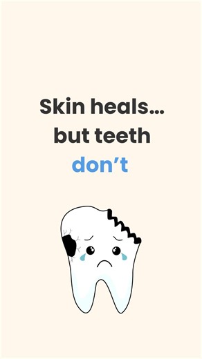 Why Don’t Teeth Heal Like Skin? 🦷 (Simple Explanation for Kids)