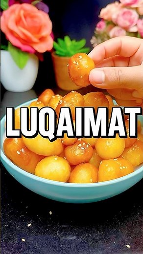 Crispy Luqaimat Recipe | Authentic Arabic Sweet Snack #food #foodie