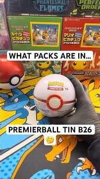 What’s Inside the Pokémon Premier Ball Tin B26?! 👀 🤔