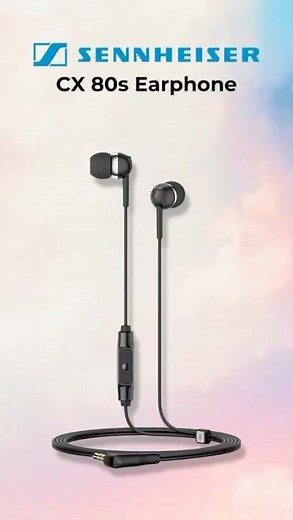 🔥 Sennheiser CX 80s in Ear Earphone with Mic 🎧 ‪@sennheiser‬ #sennheiser #earphones #bluetooth