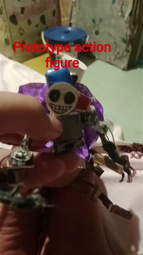 custom cardboard prototype action figure #animation #actionfigure