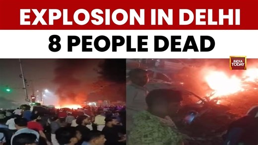 8 Dead In High-Intensity Blast Near Delhi's Red Fort, Terror Angle Probed