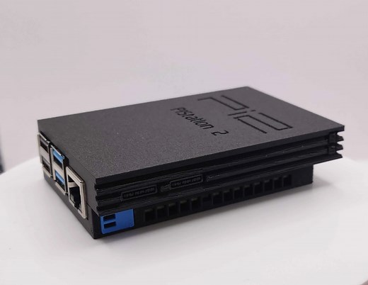 PiStation 2 – Raspberry Pi 4/5 PS2 Themed Case #3DPrinting #3DThursday