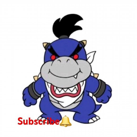 How To Draw Dark Bowser Junior | Super Mario
