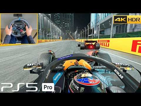 F1 25 PS5 PRO Truly Realistic 4K HDR Logitech G29 Steering wheel Gameplay