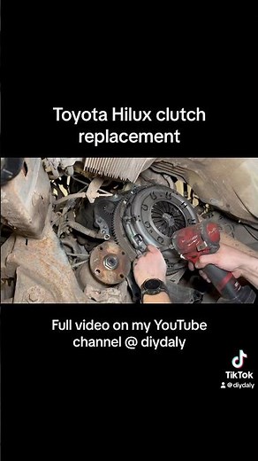 Toyota Hilux clutch replacement. Full video on the channel #toyotahilux4x4 #hilux