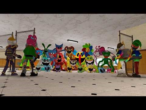 Surviving catnap Merge rainbow, huggy wuggy, mommy long legs & Other | Garry's Mod