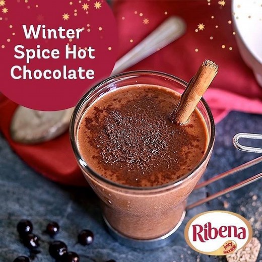 Who would you make this deliciously dreamy Winter Spice Hot Chocolate for!? ☕️ See comments below for this easy-to-make recipe | Ribena