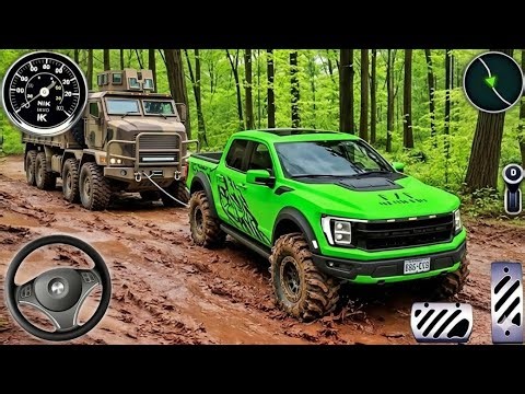 4x4 Offroad Jeep Driving Simulator 3D - Drive SUV 4x4 jeep Offroad Game - Android GamePlay