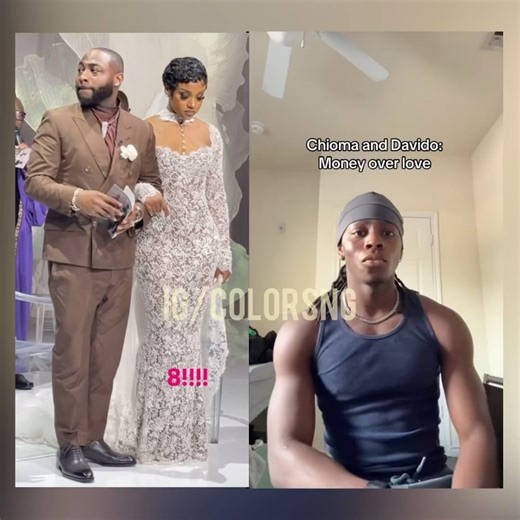 Colors | “This Chioma and Davido’s wedding is a primary example of what happens when y’all prioritize finances in your partner instead of love and... | Instagram