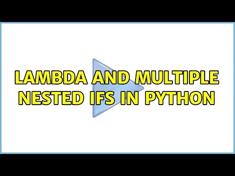 lambda and multiple nested ifs in python