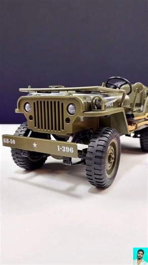 Mini Military 🪖 Jeep 4x4 🔥