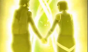 Korra and Asami KISS