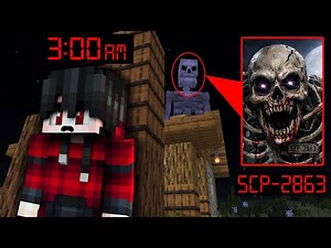 ถ้าเกิด!! ดูหนังตอนตี3 แต่กับเจอ ชายกระดูกร่างยักษ์ SCP-2863 - (Minecraft สิ่งแปลกๆ)