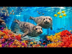 4K Aquarium Screensaver | A Peaceful Escape into the Deep Blue